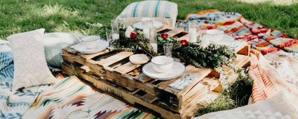 Wicked Hens Boho Picnic Coffee Table