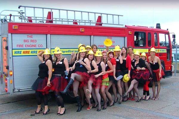 Fire Truck Hens Party Wicked Hens Nights